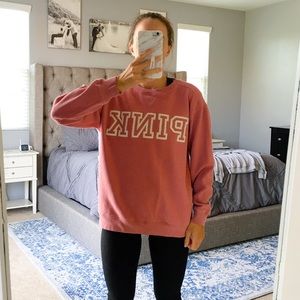 PINK crew neck sweatshirt